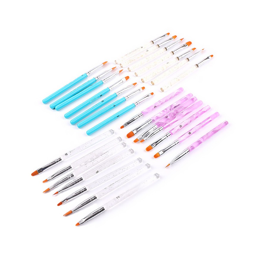 7 Piece Nail Art Brush Set