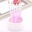 Crystal Handle Nail Art Brush Set