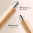 Double-Ended Wooden Handle Nail Magnet