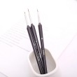 3-Pack Black Nail Art Brushes