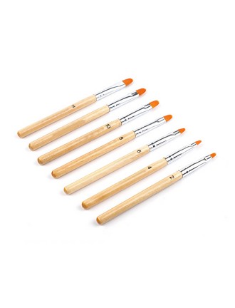 7-Piece Gel Nail Art Brush Set