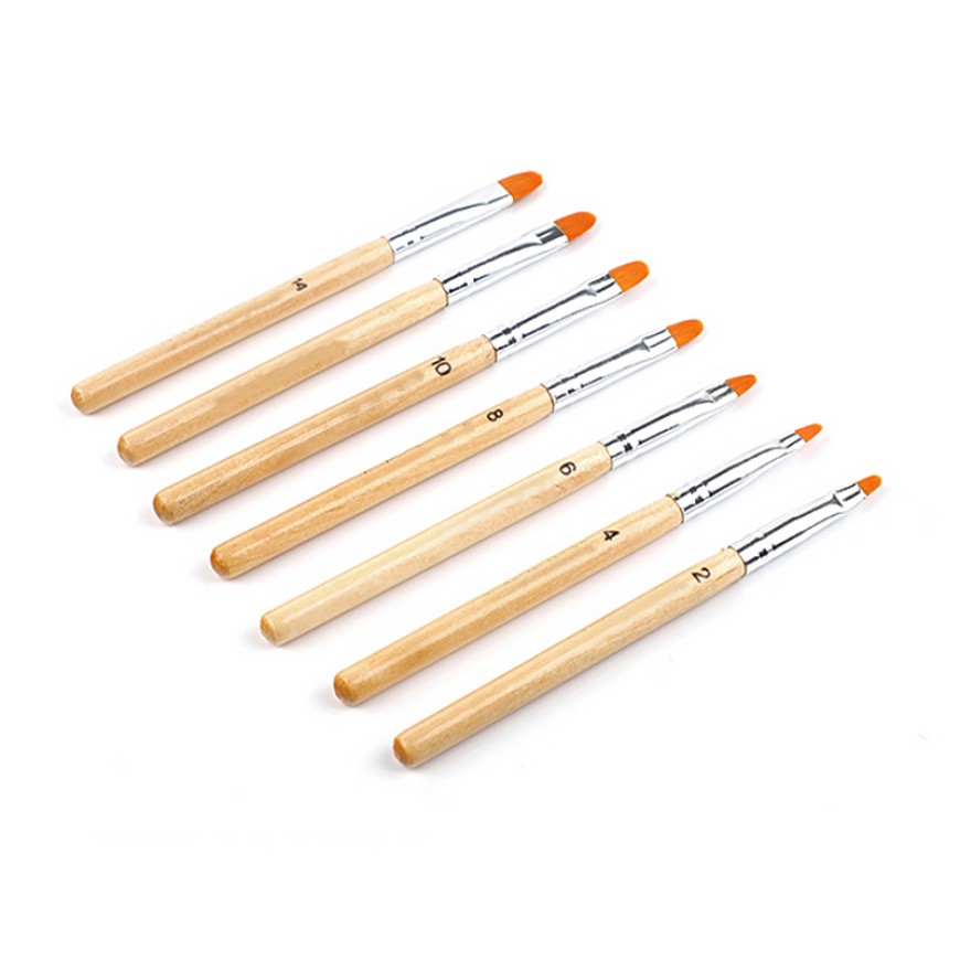 7-Piece Gel Nail Art Brush Set