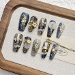 Bamboo Relief Handmade Nail Art