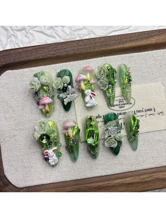 "The Wizard of Oz" Handmade Nail Art