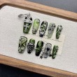 Green Heavy-Duty Embossed Nail Art