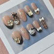 Kitty Cat Diamond Nail Art