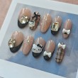 Kitty Cat Diamond Nail Art