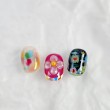 Hand-painted Colorful Flowers Nail Art