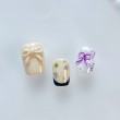 Hand-painted Bow French Manicure