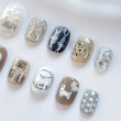 Hand-painted Graffiti Nail Art