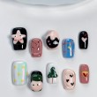 Hand-painted 3D Nail Art