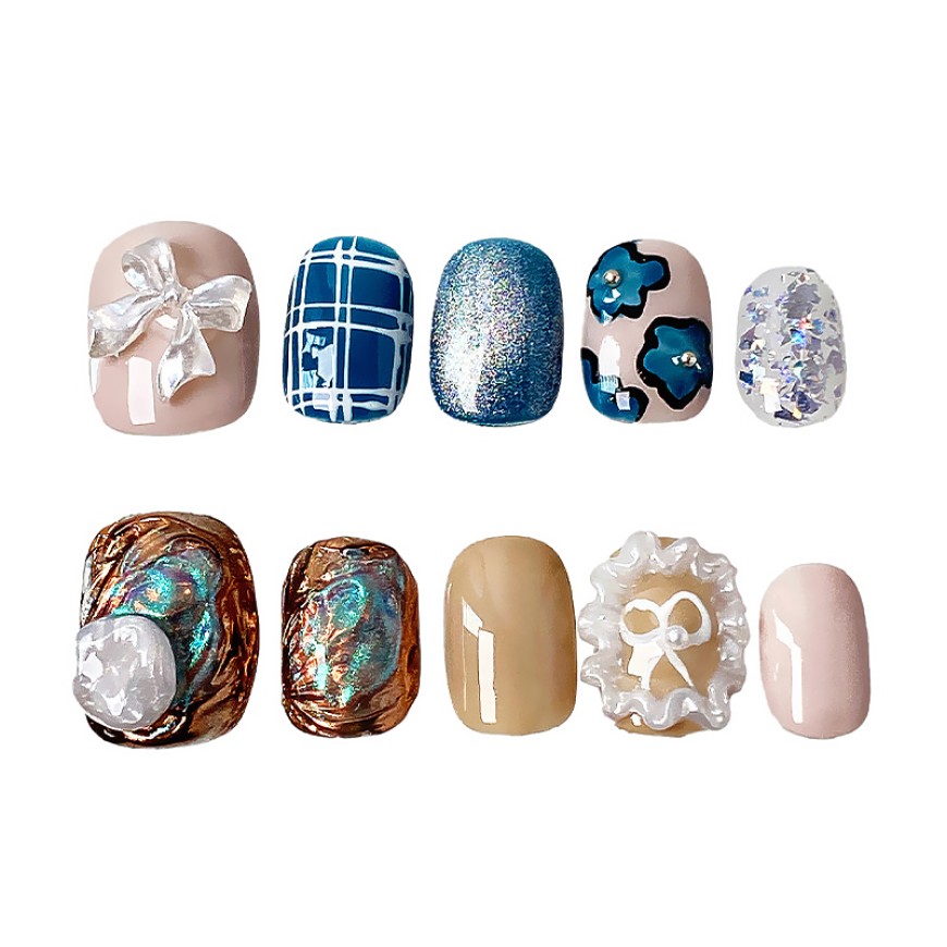 Hand Painted Nail Art