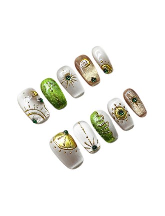 High End Luxury Hand-Painted Nail Art