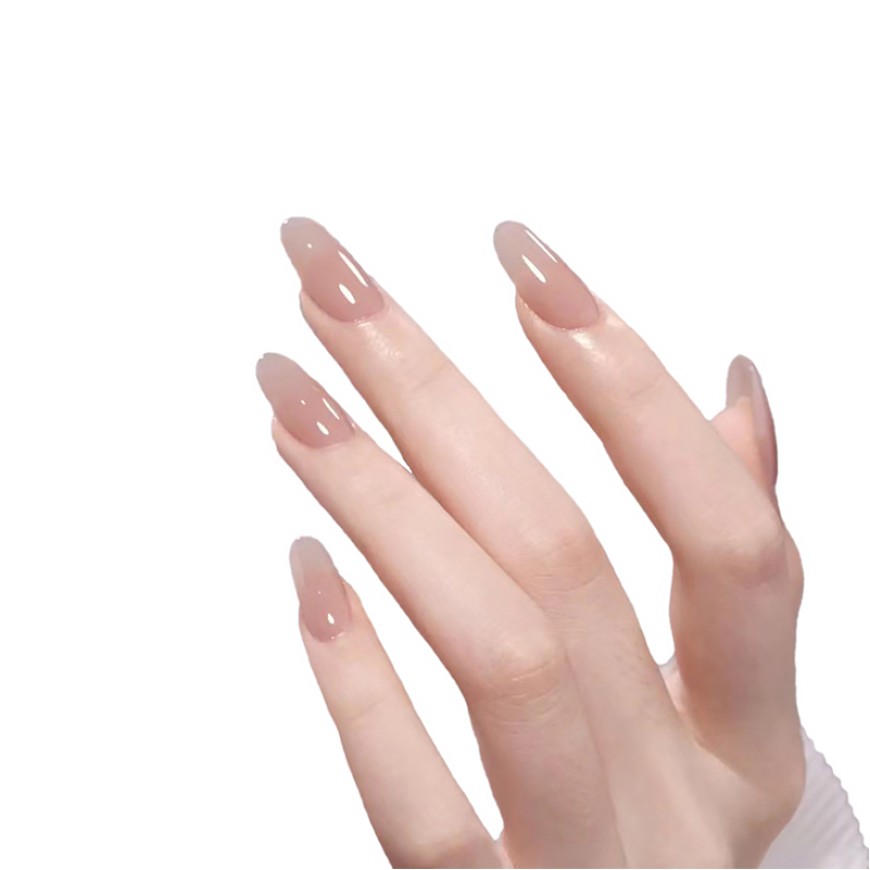 Handmade Nude Nail Art