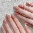 Handmade Nude Nail Art
