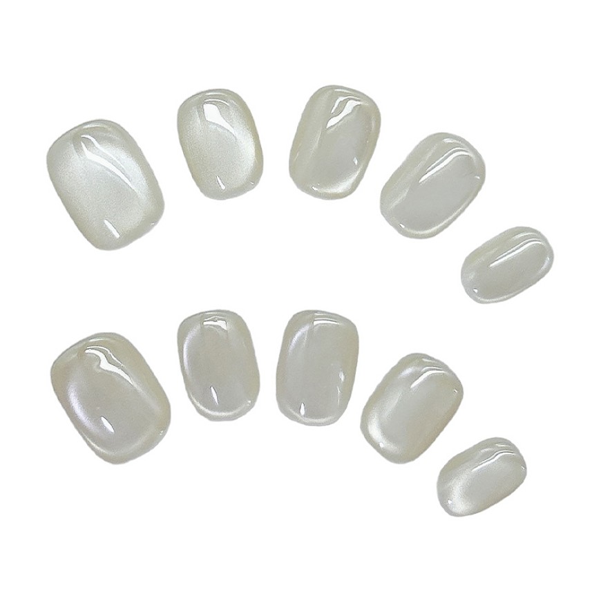 Porcelain Enamel Cat Eye Nail Art