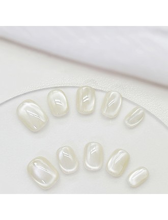 Porcelain Enamel Cat Eye Nail Art