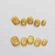 Short Gold Cat-Eye Wearable Nails