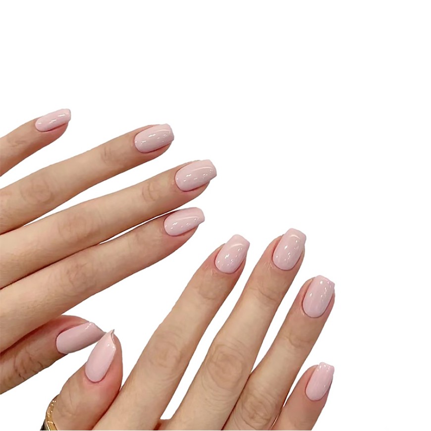 Pink Adorned Nail Art