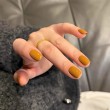 Yellow Handmade Nail Tips
