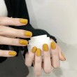 Yellow Handmade Nail Tips