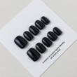 Short Black Nail Art