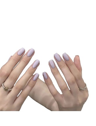 Premium Purple Nail Art