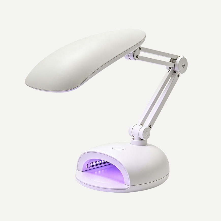 Convenient 2-in-1 Folding Nail Lamp