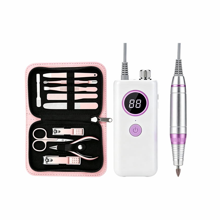 Professional Portable Nail Care Set for Salon & Home Use