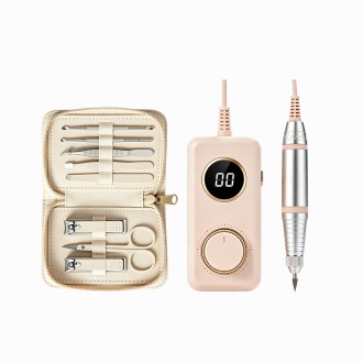 Professional Portable Nail Care Set with Premium PU Case for Home & Salon