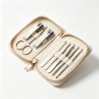 Professional Portable Nail Care Set with Premium PU Case for Home & Salon