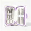 Portable Professional Nail Care Set with Color-Matching PU Case