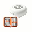 All-in-One Nail Care Set with Vibrant Orange PU Case for Salon & Home
