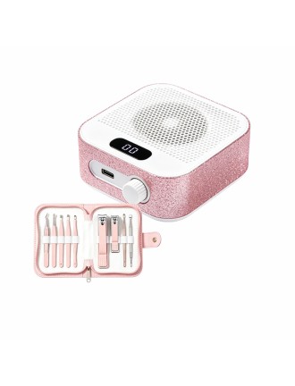 Stylish & Professional Nail Care Set with Matching PU Case for Salon & Home